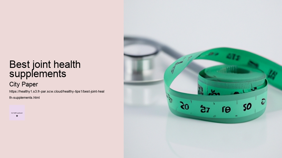 best joint health supplements