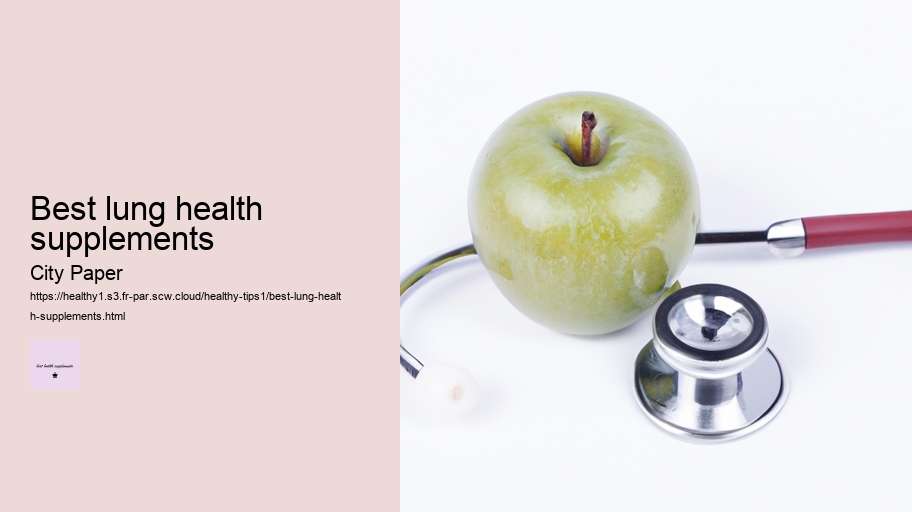 best lung health supplements