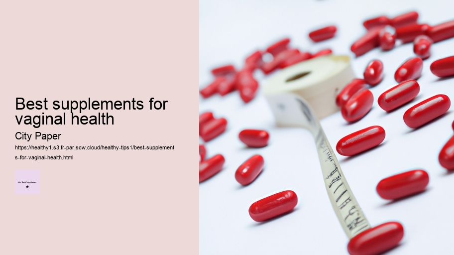 best supplements for vaginal health